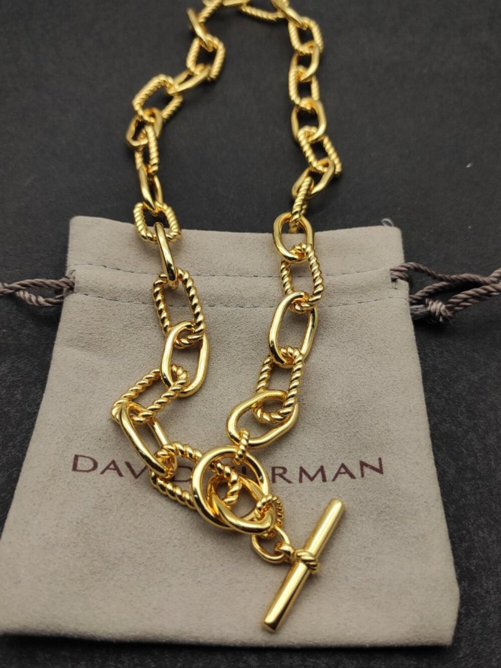 David Yurman twisted thread necklace